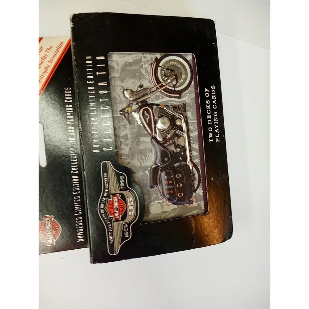 Harley-Davidson Motorcycles‎ 95th Anniversary Collectible Tin Playing Cards 1998